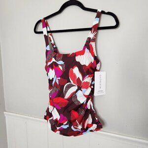 ATHLETA Square Neck Bra Top Tankini Swim Top